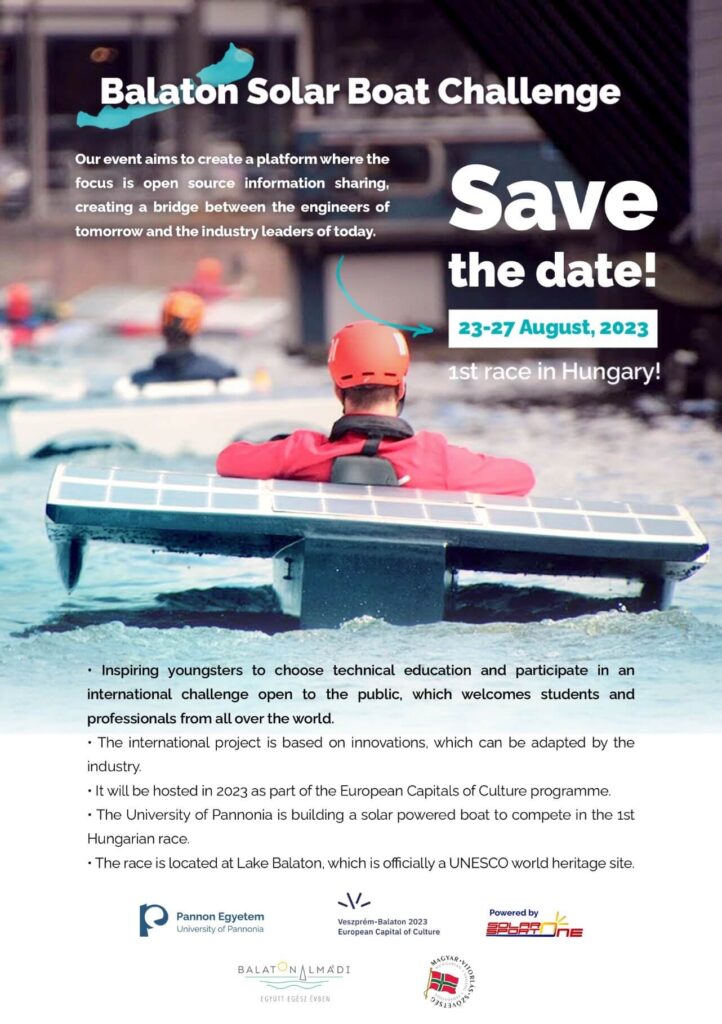 Balaton Solar Boat Chalange Poster